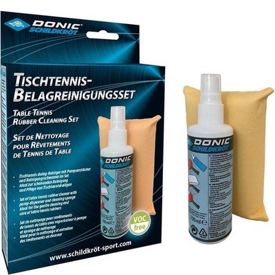 Donic-Schildkröt Tischtennis-Belag-Reinigungsset | Tischtennisschläger TT