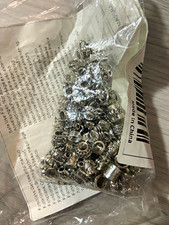 50 piece Silver Tone bail beads