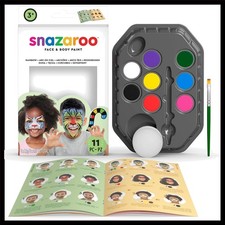 Vibrant Non-Toxic Face Paint Kit: Rainbow Palette for Halloween Festivals