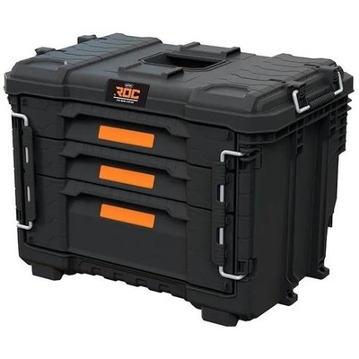 Werkzeugkoffer Werkzeugkiste 26 L Schwarz Keter ROC Pro Gear 2.0