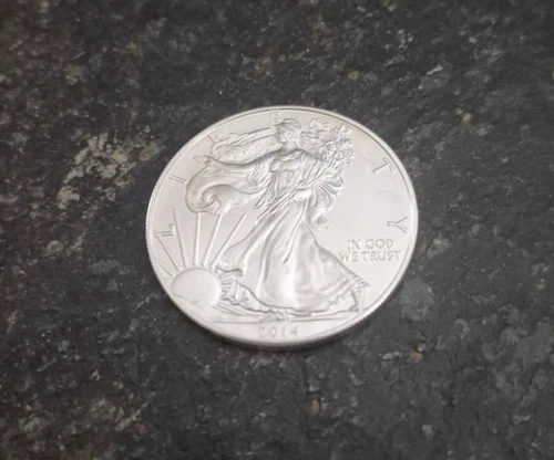 2014 American Silver Eagle 1 Troy Oz .999 Fine Silver