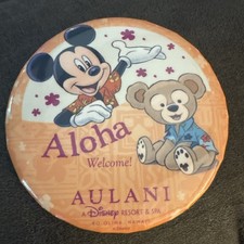 Disney AULANI Hawaii Resort Spa Aloha Welcome Pin Mickey Mouse Duffy Bear
