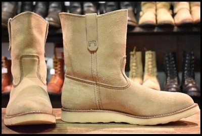 Red Wing 8168 Pecos Boots US11E Hawthorne Abilene Roughout Pull On