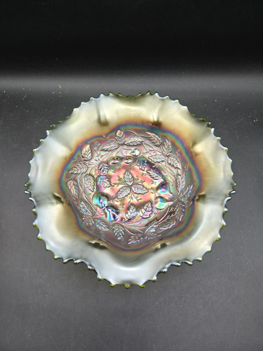 Northwood Carnival Glass Fruit Bowl Vintage for sale | eBay