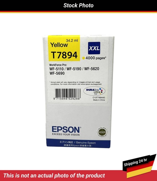C13T789440 Epson Workforce Pro 5000-Series Ink Cartridge Yellow-image