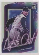 2021 Panini Donruss Optic Lights Out Holo Prizm Randy Johnson #LO1 HOF 0ij1