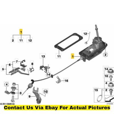 2012 Mini Cooper Countryman Shift Steptronic Used OEM 25167644233