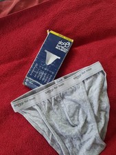 Sloggi tanga slip vintage sportslip S grigio vita morbida palestra