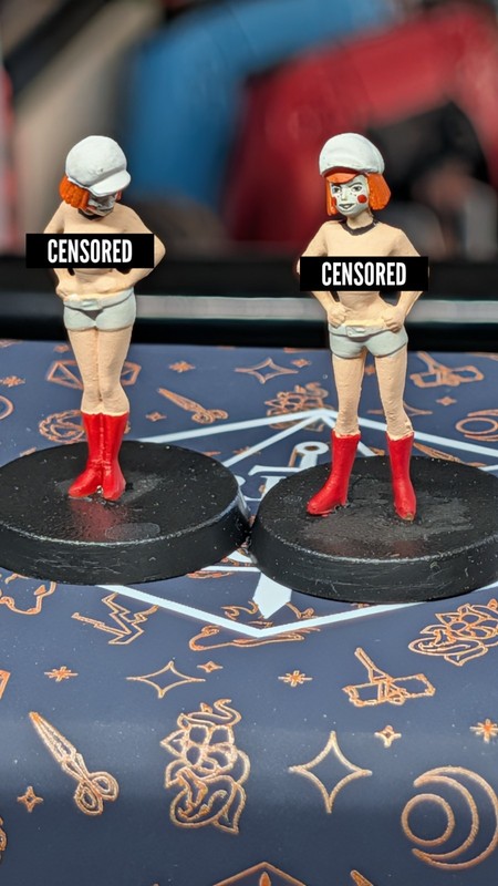 Custom Dee Dee Twins Batman Beyond TTRPG Minis Lot