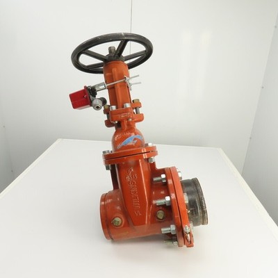 Wilkins C515 6'' Manual Gate Valve W/ Potter OSYSU-2 Supervisory Switch