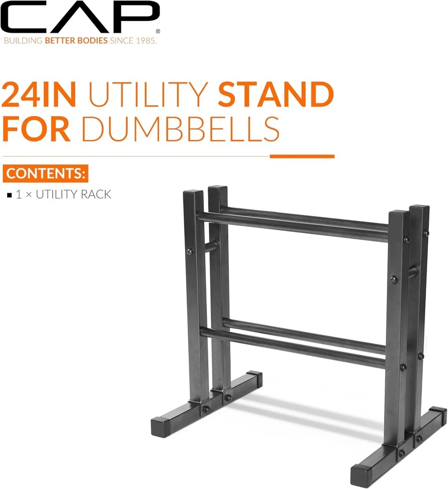 CAP Barbell 24" Utility Rack for Dumbbells, Medicine Balls and Kettlebells - Image 2 of 4
