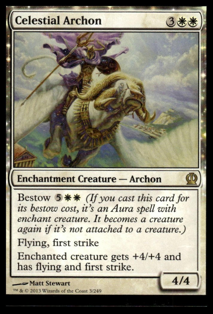 MTG Theros #3 Celestial Archon - Lightly played