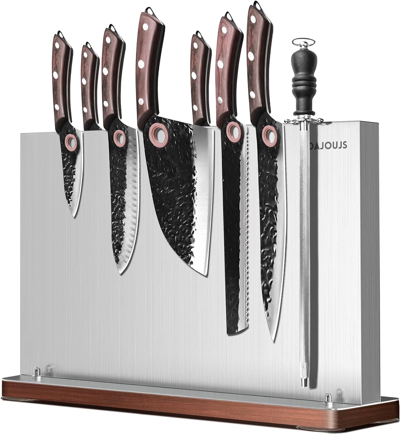 Magnetic Knife Holder, Stainless Steel Magnetic Knife Block without Knives