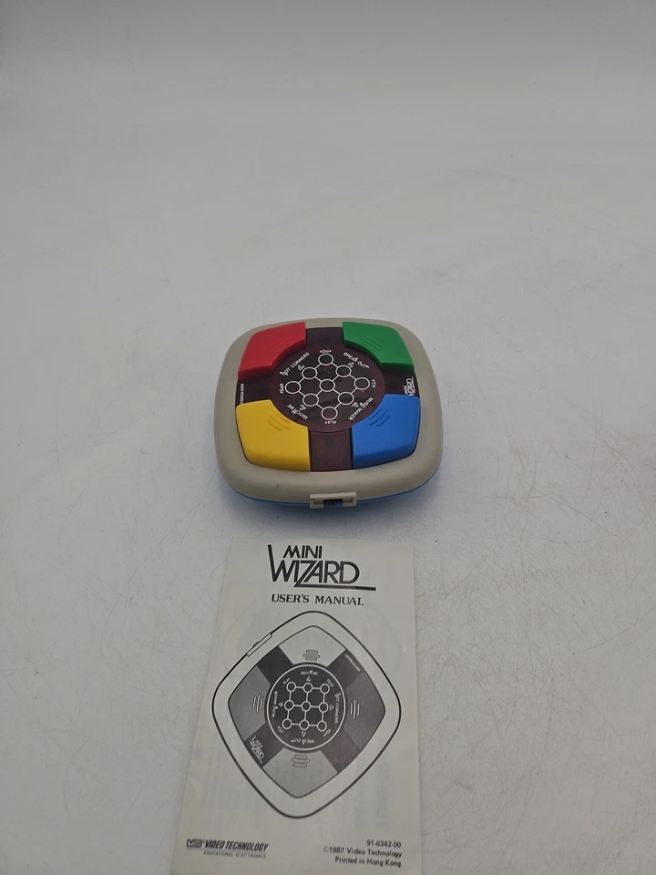 Vintage 1987 VTech Mini Wizard Electronic Handheld  Game - Image 3 of 4