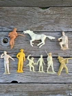 Vintage Marx Playset Lot Cowboys Soldier Horse