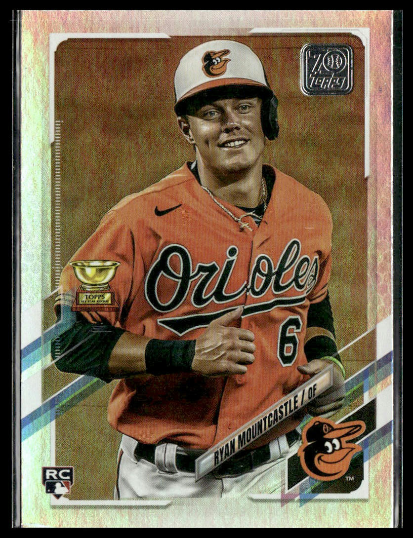 Ryan Mountcastle #143 Rookie 2021 Topps Rainbow Foil Baltimore Orioles