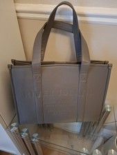 River Island Large Grey Debossed Tote Bag