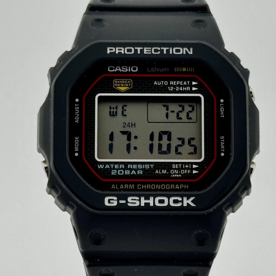 Montre classique numérique CASIO G-SHOCK DW-5000R-1AJF Origin Square RI... - Photo 3/4