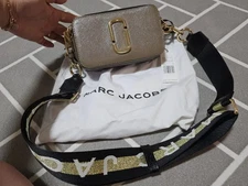 Marc Jacobs Snapshot Camera Crossbody Bag Brown Brand New