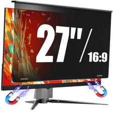 Magnetic Monitor Privacy Screen for 27 Inch Flat Computer 16:9 Aspect Ratio,