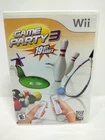 Game Party 3 (Nintendo Wii, 2009) CIB untested/light scuffs on disc