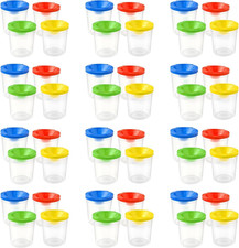 No Spill Paint Cups, 48Pcs Paint Cups with Lids for Kids Suitable for Kids Paint