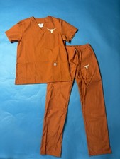 Spectrum University of Texas Longhorns Medical Scrubs Set Burnt Orange