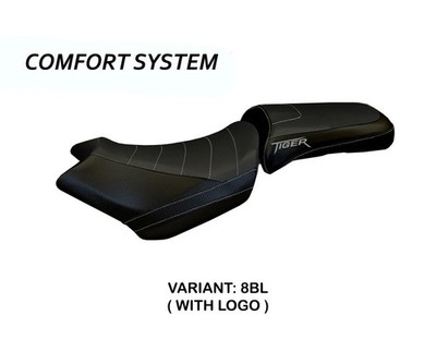 Saddle Cover Complete Seat Venezia 1 CS Black TPZ TRIUMPH TIGER 1200 2018 2021 19D