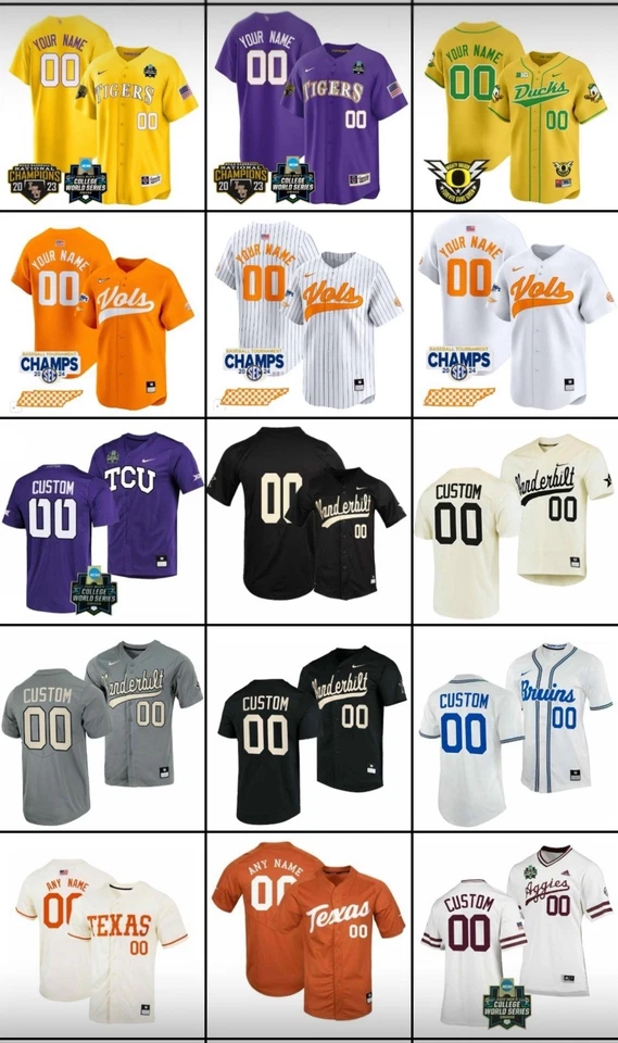 Custom Baseball Jerseys Any Team, Any Name, Any number, All Stitched - Image 4 of 4