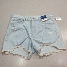 NWT Old Navy High Rise OG Straight Distressed Cutoff Denim Shorts Women's 12