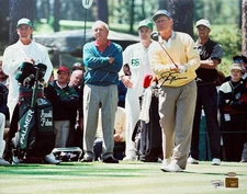 Jack Nicklaus Signed/Auto 1996 Masters 16x20 Photo w/ Tiger Woods Fanatics COA