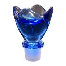 Bormioli Rocco Bouquet Cobalt Blue Glass Deca...