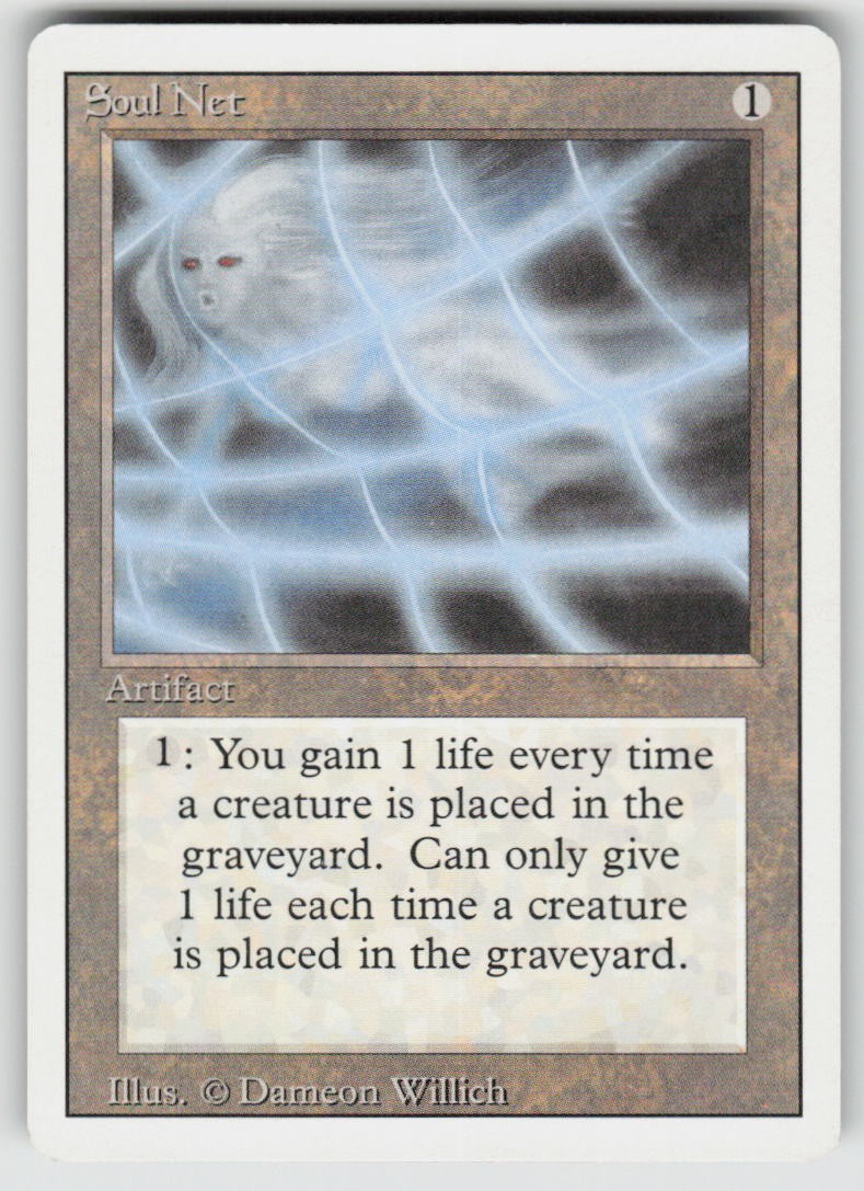 Soul Net Uncommon Revised Edition MTG Lightly Played 1994