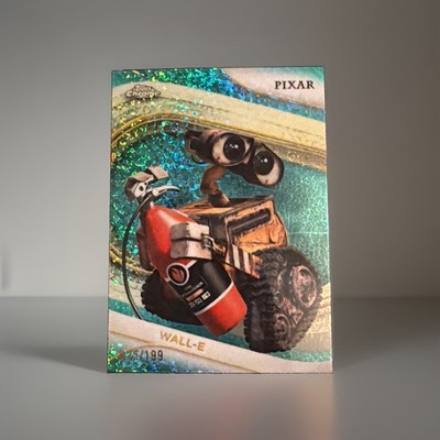 2025 Topps Chrome Pixar Wall-E Glitter Refractor 025/199