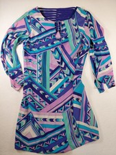 🌈 Alice & Trixie Kleid Bunt Gr. S ✨ Boho Hippie Sommerkleid Damen
