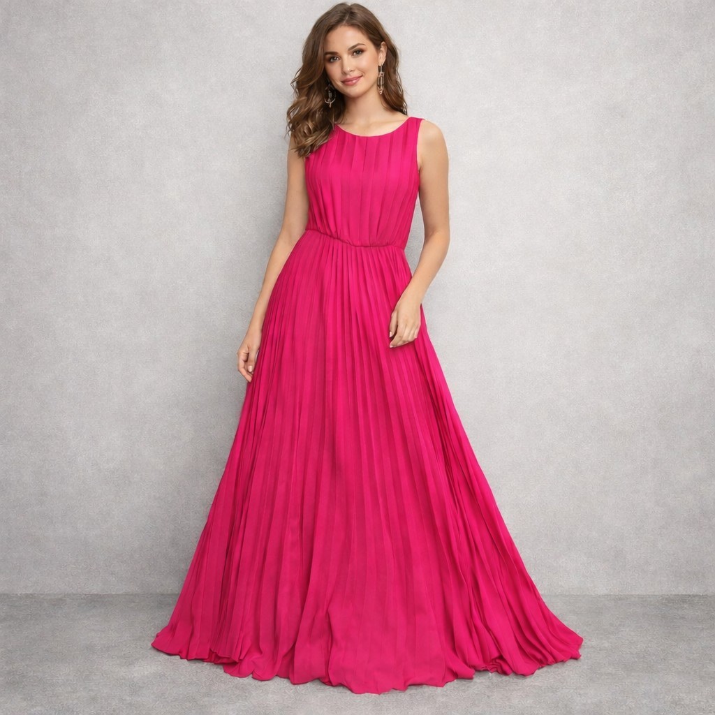 Eliza J red pink Sleeveless Pleated Party Dress Sz 2P Petite | eBay Eliza J red pink Sleeveless Pleated Party Dress Sz 2P Petite | eBay