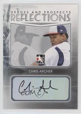 2011 ITG Heroes and Prospects Reflections Silver /5 Chris Archer #R-CA Auto 0af
