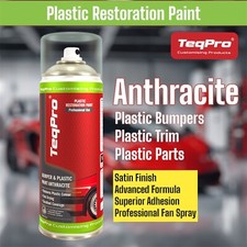  Bumper & Plastic Restoration Paint ANTHRACITE SATIN Pro Fan Spray Nozzle