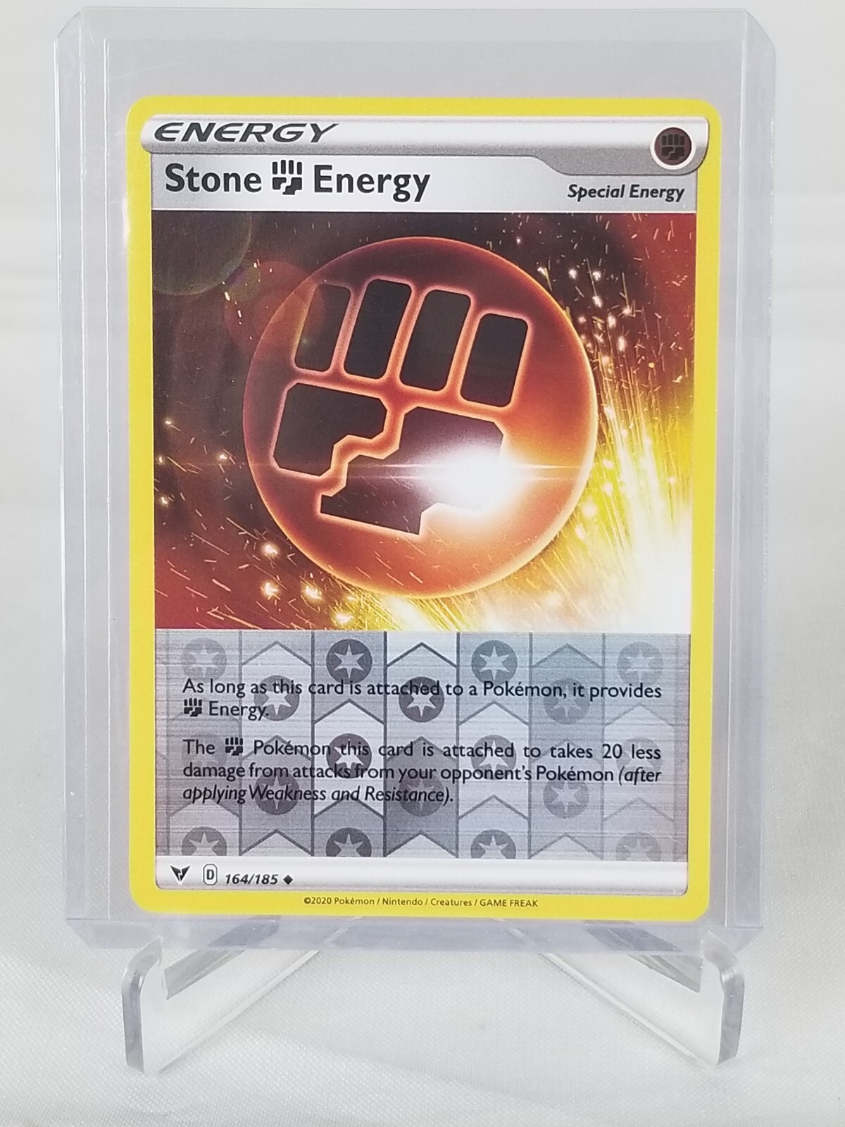 Stone Energy Holo #164 Pokemon Card 2020