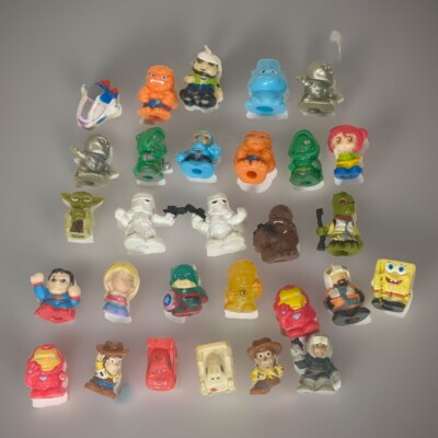 Squinkies Marvel Star Wars Toy Story Cars Lot of 29 Mini Micro Figures 1'' tall