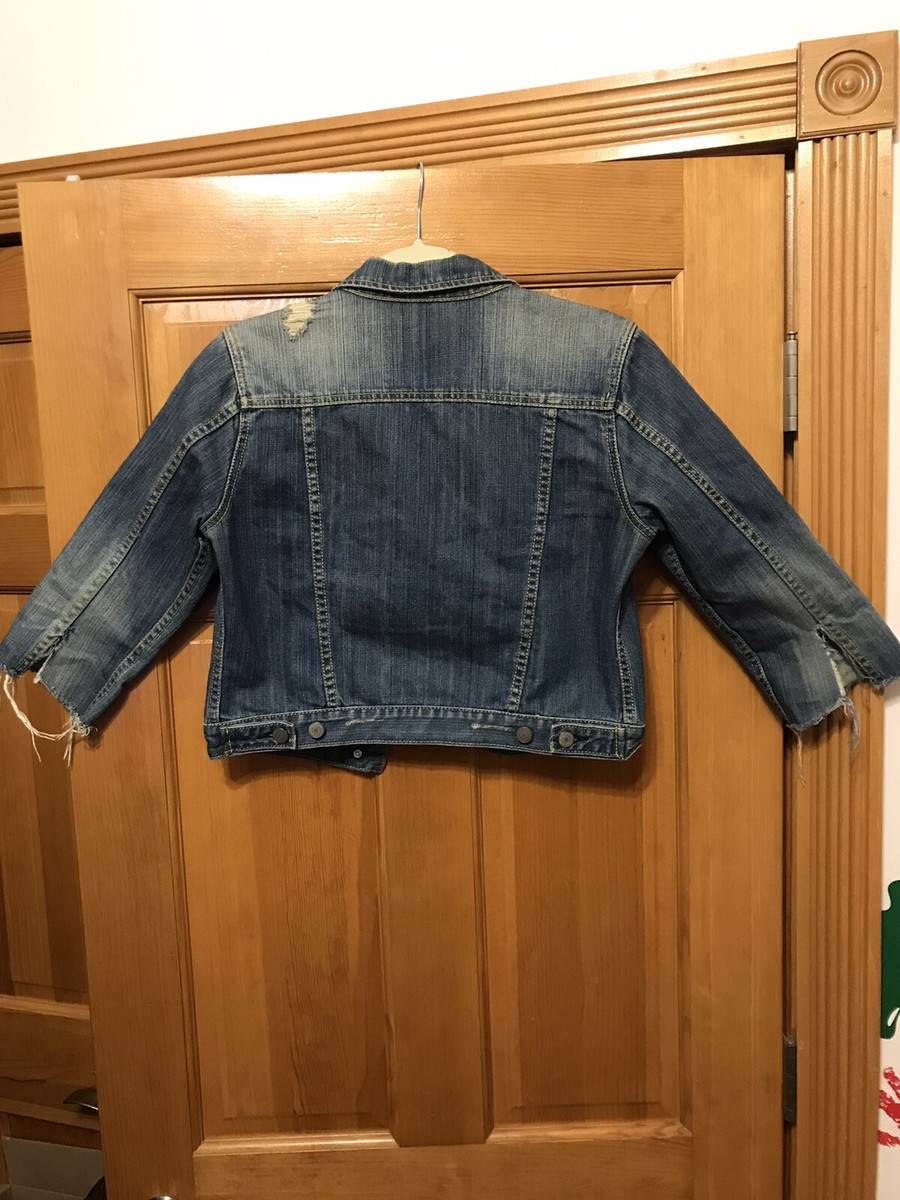 00’s AMERICAN EAGLE OUTFITTERS 古着 N3-B American Eagle Outfitters Womens Jean Jacket Size M 100% Cotton RN