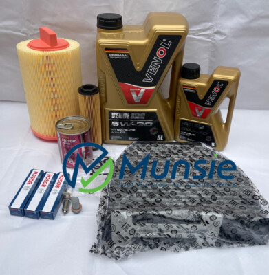 Mercedes-Benz W204 C-Class C180 C200 Full Service Kit with 6L Venol Oil & Plugs