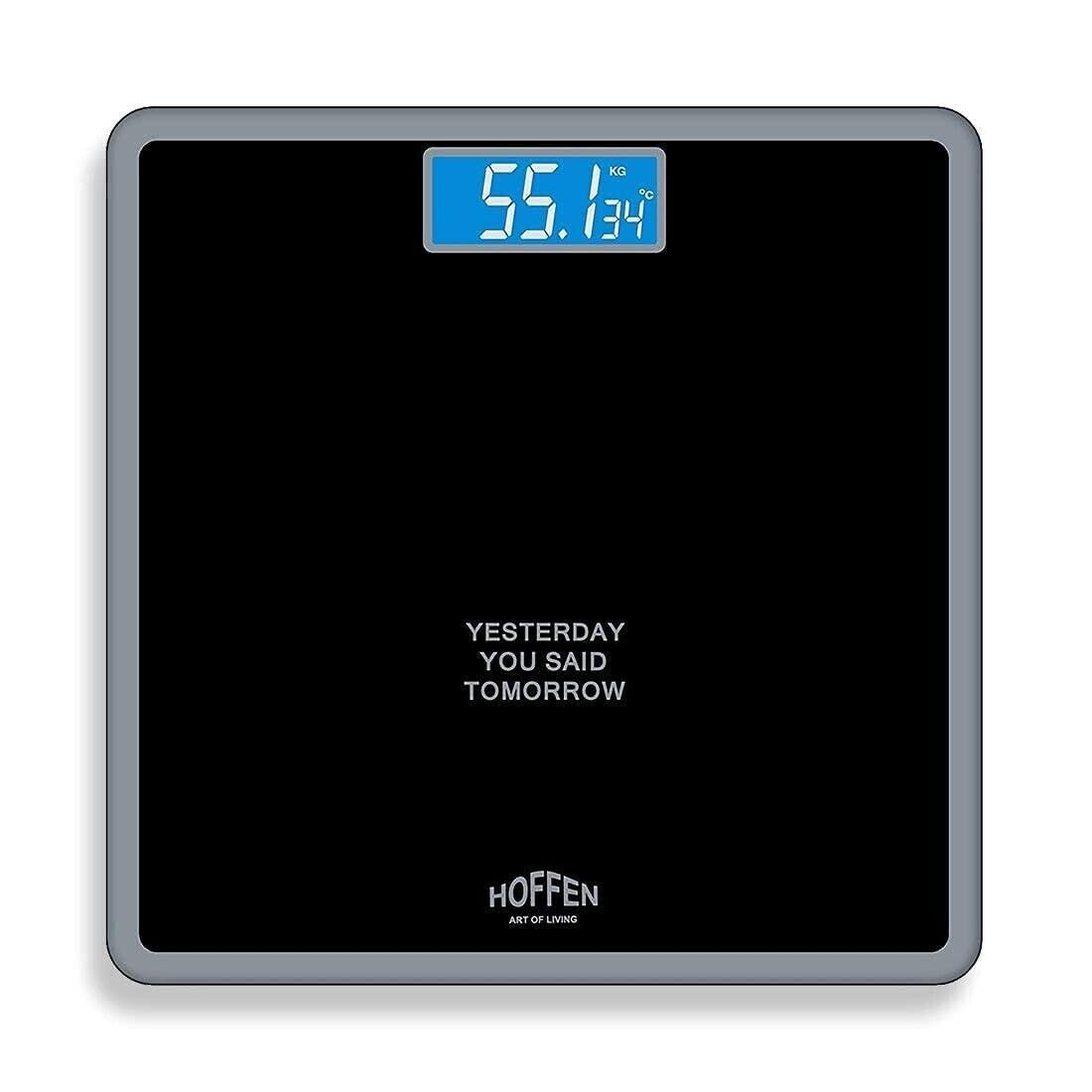 Hoffen Thick Tempered Glass Digital Electronic LCD Personal 