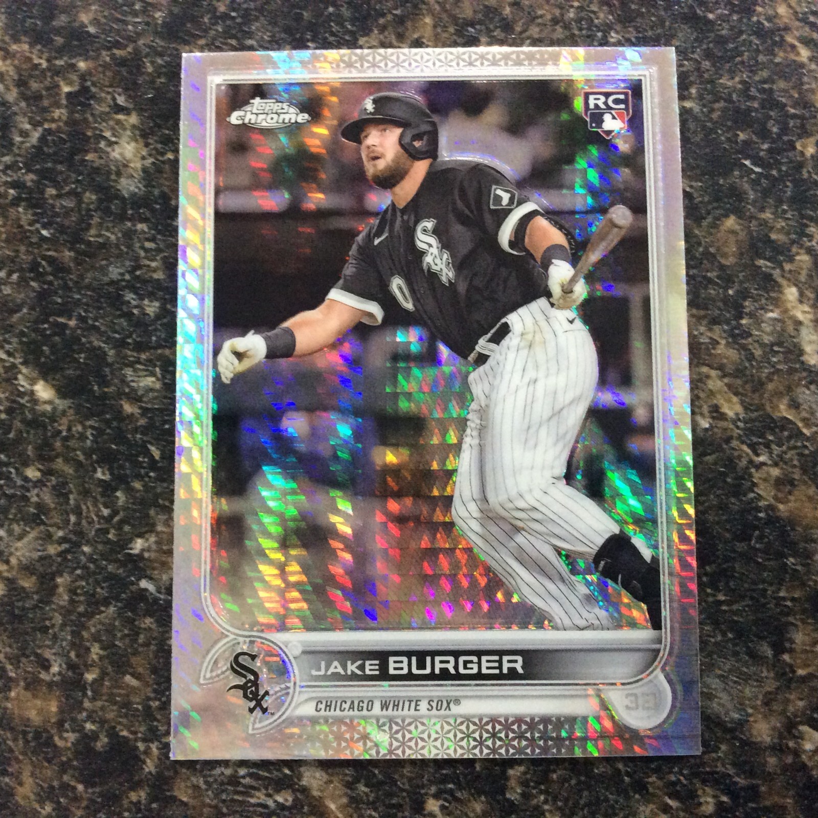 2022 Topps Chrome Sonic Prism Refractor - #29 Jake Burger (RC)