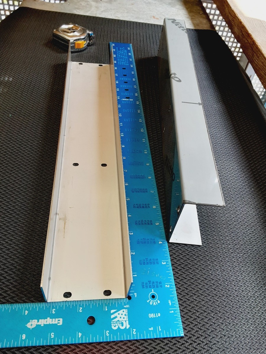 2 pcs Stainless Steel C Channel 18-9/16