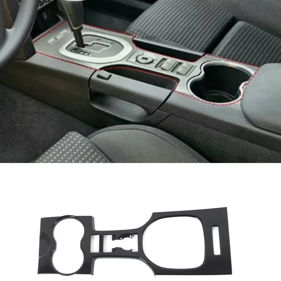 Cubierta de panel de cambio de marchas de consola central ABS de carbono para Pontiac G8 2008-2009 Foto 2 de 2