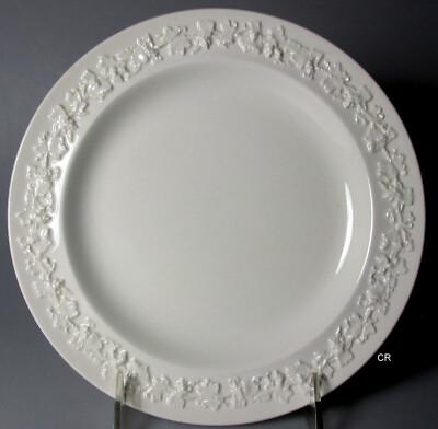 WEDGWOOD CREAM COLOR ON CREAM PLAIN EDGE EMB QUEENSWARE ASSORTED
