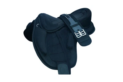 ACES EQUINE Allzweck Treeless Horse Freemax Sattel schwarz 14 15 16 17 Sitz mit gratis Sattelgurt