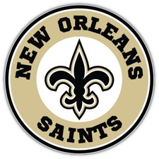 New Orleans Saints Logo NFL Sport Car Bumper Sticker Decal "SIZES"