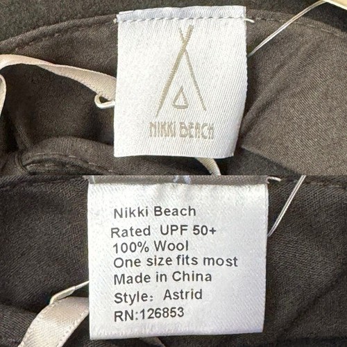 Neu mit Etikett Nikki Beach Astrid Woll-Westernhut in Schwarz Einheitsgröße - Bild 10 von 11